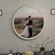Круглі рамки для фото, фотографій на стіну, вишивки. Фоторамки для декору на стіну. КР 25–51 Діаметр по вікну - 51 см Зовнішній діаметр - 56 см